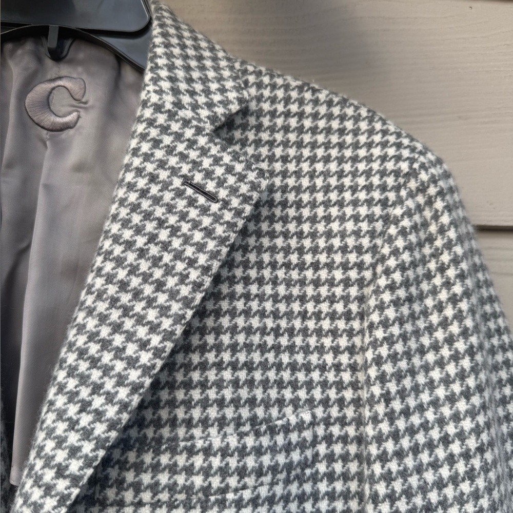 Caruso Wool Checkered Blazer - Picture 12 of 16